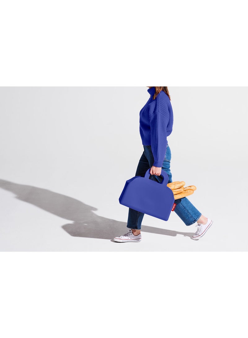 Fatboy Sjopper-Kees Shopper Bag | Carries up to 10 kg | Lightweight | Holds water with no leaks | Stands up on its own | 47 x 17 x 44 cm | Ethylene-vinyl acetate | Shock Blue - Image 3